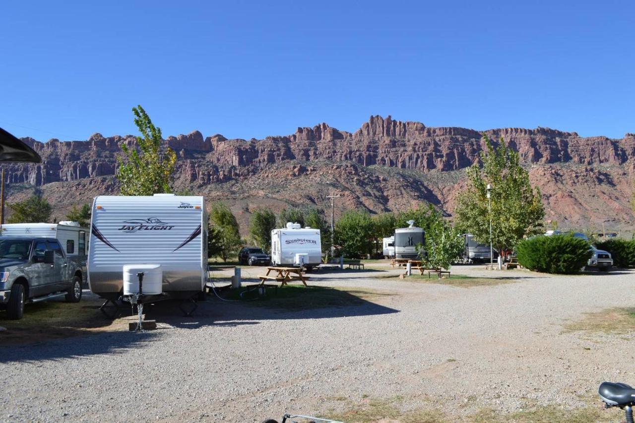 Ok Rv Park Family Tipi Ok1 Hotell Moab Eksteriør bilde